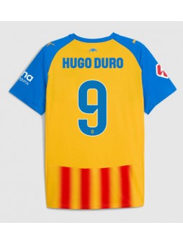 Billige Valencia Hugo Duro #9 Tredjedrakt 2025-26 Kortermet